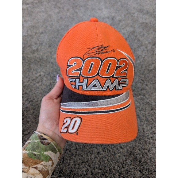 Chase Authentics Other - NASCAR Tony Stewart 2002 Champion Hat Chase Authentics Youth Orange Black Cap 20